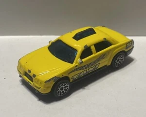 Mattel Matchbox Taxi Cab 2002 Yellow Loose 1:64 Diecast  - Picture 1 of 6