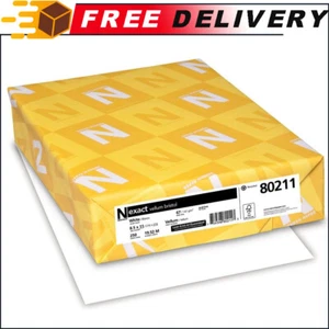 Neenah Exact Vellum Bristol, 8.5" x 11",147 gsm, White, 94 Brightness, 250 Sheet - Picture 1 of 6