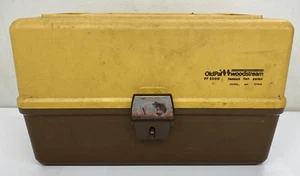 Vintage Old Pal Woodstream PF2300 Famous Fish Series Fishing Tackle Box 3 Tray - Picture 1 of 23