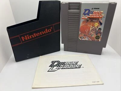 Vintage Double Dribble Basketball NES Nintendo Game-Preowned  & Tested W/Manuel - Image 1 of 4