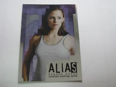 Alias Season 3 TVS UK exclusive promo Card A3-UK  Inkworks 2004 - Image 1 of 2