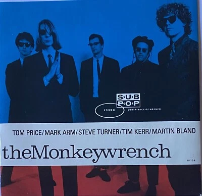 The Monkeywrench ‎– Bottle Up And Go 7" (RED VINYL 1992 US NM/NM) Punk, Mudhoney - Image 1 of 4