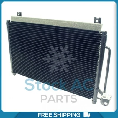 New A/C Condenser for Kia Rio - 2001 to 2002 - OE# 0K30A61480A QU - Image 1 of 4