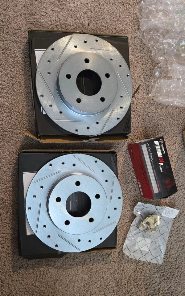 Rotores de freno traseros 11,06" + pastillas para modelos Buick, Cadillac, Oldsmobile, Pontiac Foto 1 de 4