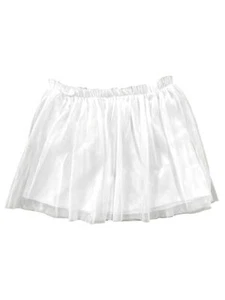Okie Dokie Toddler Girls Ruffled White Lined Tutu Skirt - Picture 1 of 1