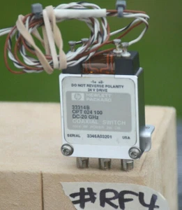Agilent Coaxial Switch  DC to 20GHz 33314B options 024 100  - Picture 1 of 7