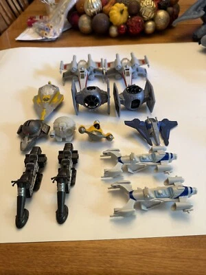 Star Wars Fighter Pods Serie Mini Figuras Micro Héroes Mega Batallas y Más Lote Foto 1 de 4