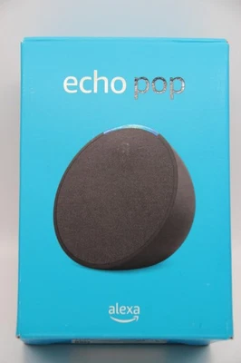 Amazon Echo Pop Smart Speaker with Alexa - Charcoal Black - Image 1 of 4
