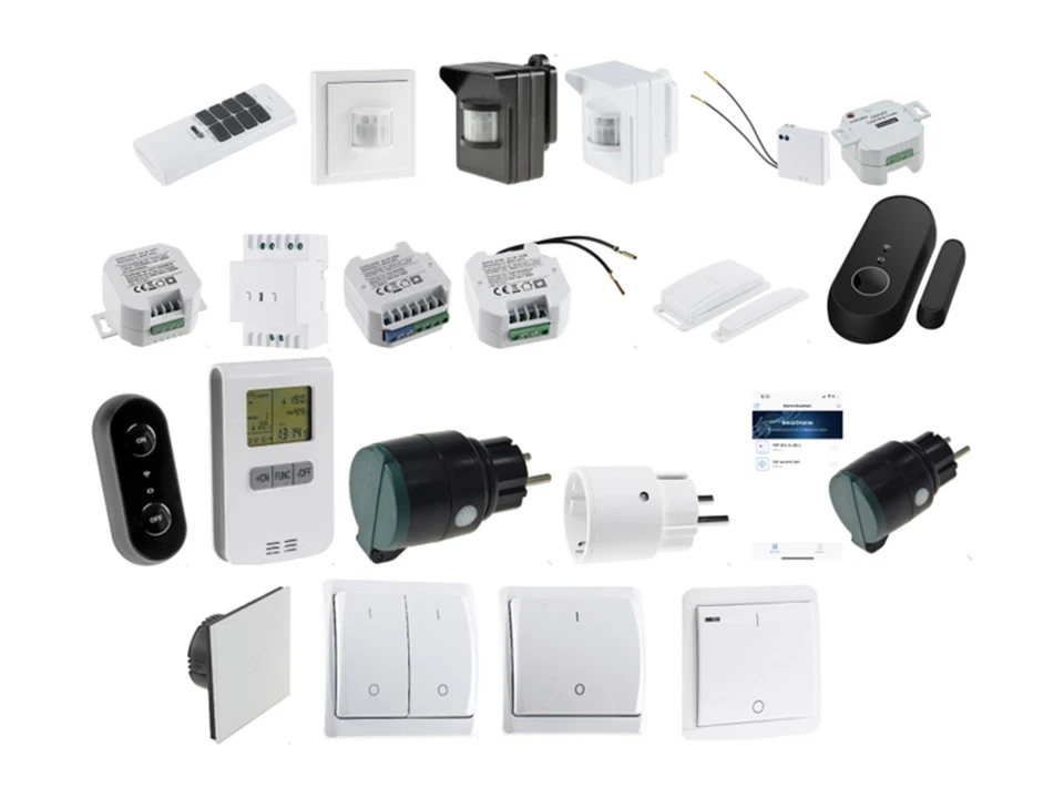 FUNK System "Pilota Casa" Schalter Taster Dimmer Empfänger Steckdose - Bild 1 von 1