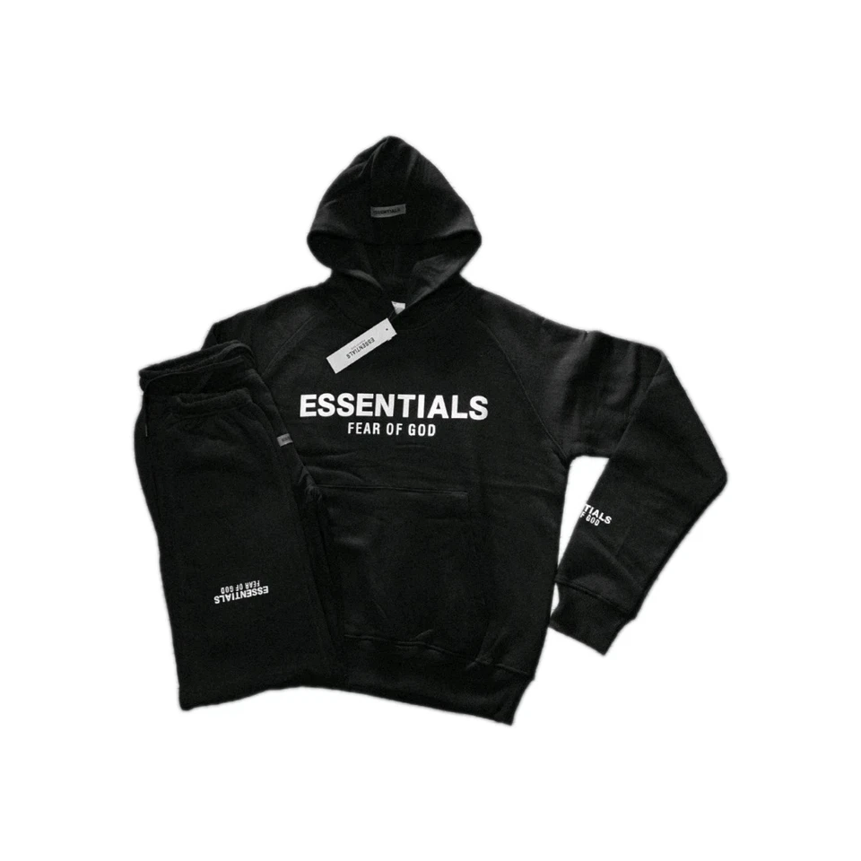 Sudadera Essential Fear Of God, negra, talla (S a 4x) Foto 1 de 2