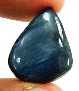 13.70 Ct Natural Blue Pietersite Loose Gemstone Cabochon Wire Wrap Stone - 27312 - Picture 1 of 2