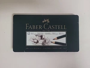 Vintage A.W.FABER-CASTELL Graphite Art & Graphic Pencils New 12 Pk Germany - Picture 1 of 6