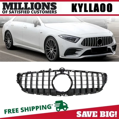 前格栅适用于梅赛德斯奔驰 CLS500 CLS550 W218 2015 - 2018 黑色 — 第 1/4 张图片