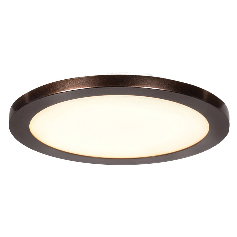 Access Lighting 20811LEDD-WH/ACR Disc LED 8 inch White Flush Mount Ceiling Light - Image 1 of 1