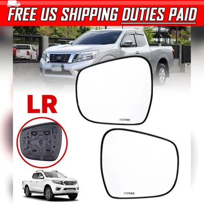 Espejo retrovisor lateral lente de vidrio izquierda derecha LR para Nissan NP300 Frontier D23 2014-201 Foto 1 de 4