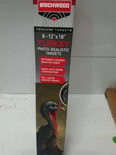 Objetivos previos al juego Birchwood Casey Turkey (paquete de 8) foto-realistas a todo color 12"X18" Foto 1 de 2