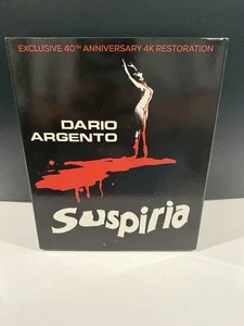 Suspiria (Limited Edition Blu-ray Steelbook) Synapse OOP SHIPS IN BOX Argento - Picture 1 of 11