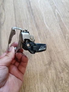 Retro Shimano Deore LX Fd M570 Front Derailleur 9x3 Speed Bottom Pull - Picture 1 of 8