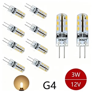 10X G4 LED 3W= 20W Warmweiß Birne Leuchtmittel Stiftsockel Halogen Lampe DC 12V - Bild 1 von 1