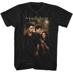 Twilight - New Moon Key Art - American Classics - Black Solid Adult Short Sleeve - Picture 1 of 3