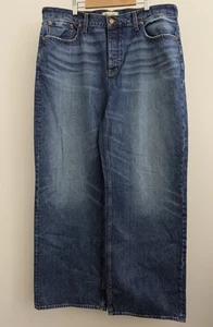 Madewell Hose tief geschnitten Baggy Jeans Damen 31 weites Bein Freizeit neu mit Etikett $ 138 - Bild 1 von 10