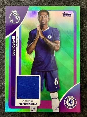 2025/2026 Topps Premier League Levi Colwill Green /99 Patch **FREE SHIPPING** - Image 1 of 2