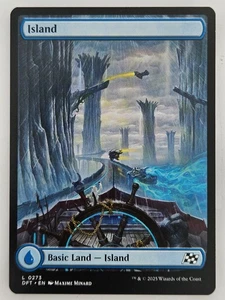 Magic The Gathering - 0273 Island - Basic Land - Aetherdrift - Picture 1 of 5