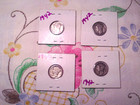 New Listing1942 Mercury Dimes - Lot Of 4 No Mint Marks in sleaves. circulated Nice! coins