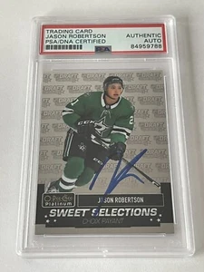 Jason Robertson Signed OPC Platinum Sweet Selections IP Card Slabbed PSA DNA a - Picture 1 of 2