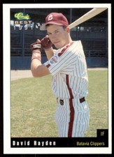 1991 Classic Best Batavia Clippers David Hayden Batavia Clippers #10