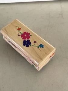 RUBBER STAMPEDE 1992 RUBBER STAMP: FLORAL FLOURISH - Picture 1 of 3