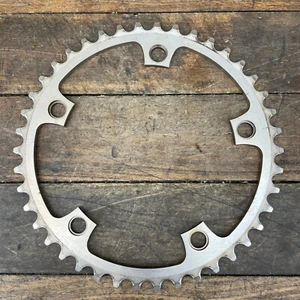 Vintage Suntour Chainring 42 Tooth 130 BCD 42t Bronze Alloy Anodized 80s BMX - Picture 1 of 9