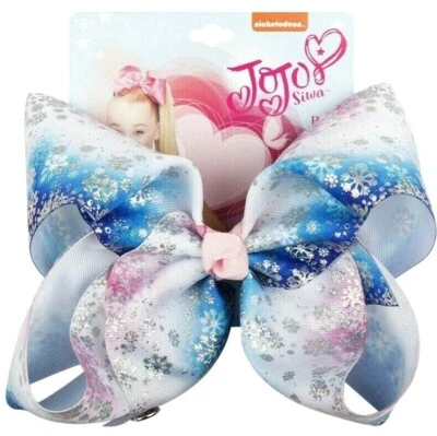 Snowflake Frozen 8" Bow - Image 1 of 3