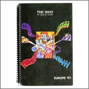 The Who 1997 A Quick One Europe Tour Itinerary - Picture 1 of 1