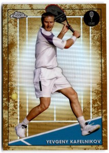 2021 Topps Chrome YEVGENY KAFELNIKOV Card #32 Clay Court Refractor ITHF Russia
