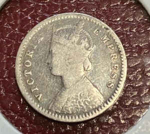 India 1887 Dos Annas F - Imagen 1 de 2