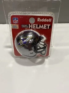 Baltimore Ravens NFL Riddell Pocket Chrome Helmet Superbowl XXXV (35) Edition 01 - Picture 1 of 2