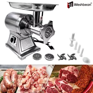 550LB/h Commercial Meat Grinder 1100W Electric Sausage Stuffer 193RPM Heavy Duty - Picture 1 of 20