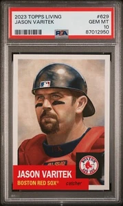2023 Topps Living Set #629 Jason Varitek PSA 10 Gem Mint 87012950 - Picture 1 of 2