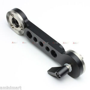 ARRI Type Rosette Rod Clamp Dog Bone Block Extension Arm  fr 15mm Rod Support 