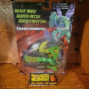 Beast Wars Transformers Vintage Deluxe Manterror Completo MOSC Nuevo en Tarjeta - Imagen 1 de 3