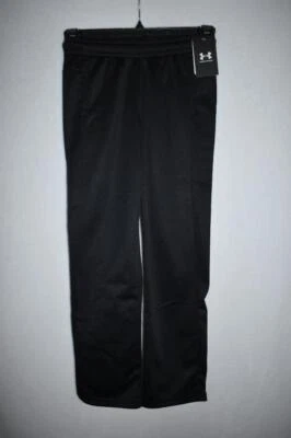 Pantalones de vellón Under Armour para niños 1373542 001 negros talla mediana nuevos con etiquetas Foto 1 de 3