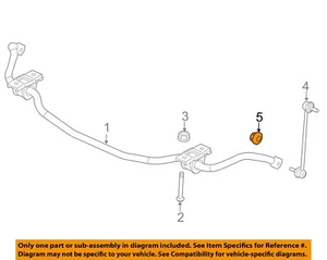 CHRYSLER OEM Stabilizer Bar-Front-Stabilizer Link Nut 6509401AA - Picture 1 of 2