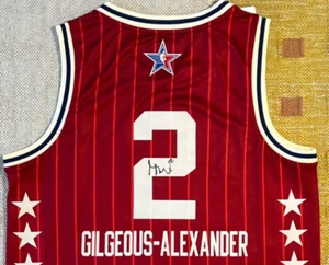 Camiseta deportiva firmada por Shai Gilgeous-Alexander 2024 NBA All Star OKC Thunder - Imagen 1 de 5
