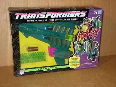 SKYQUAKE G2 G1 Transformers MISB Decepticons Predators 1991 European Exclusive - Image 1 of 4