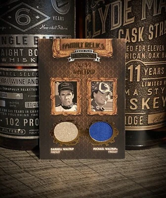 Darrell & Michael Waltrip Authentic Dual Worn Used FireSuit 09 PressPass Legends - Image 1 of 2