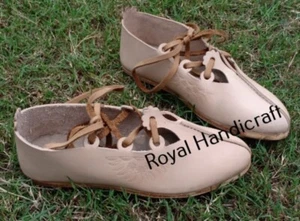 Roman Shoes Leather Lace Shoes Ancient Roman Footwear Roman Footwear - Picture 1 of 12
