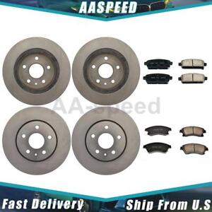 Brake Pads and Rotors Kit Front Rear Left Right For Chevrolet Cruze Limited 2016