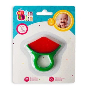 Gioco per neonato BamBam massaggiagengive dentaruolo forma di cocomero 2875 - Bild 1 von 1