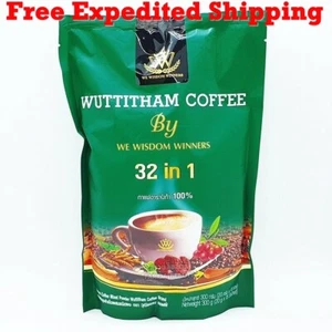 10X Café Wuttitham Café Instantáneo Saludable 32 en 1 Hierba Natural Control de Peso - Imagen 1 de 10